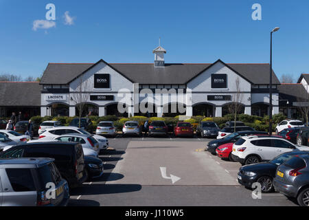 Designer-Outlet Cheshire Oaks Stockfoto