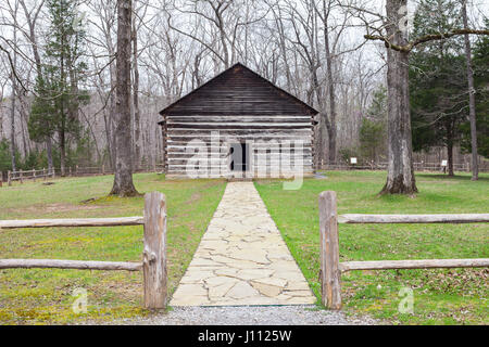 Alten Mulkey Gemeindehaus State Historic Site Stockfoto