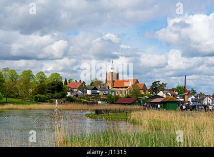 Die Marine Lake, Maldon, Essex. England Großbritannien Stockfoto