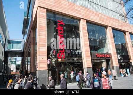 Liverpool One, Einkaufen, Einkaufszentrum, Fußgängerzone, komplex, Liverpool, Merseyside, England, UNESCO, Weltkulturerbe-Stadt, Stadt, Nord, Nord, England, Englisch, UK. Stockfoto