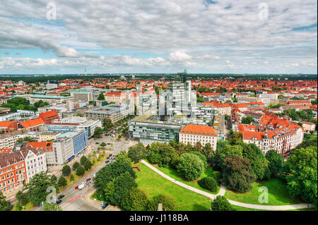 Skyline der Stadt, Hannover, Deutschland Stockfoto