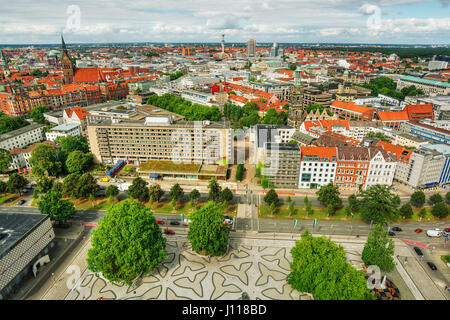 Skyline der Stadt, Hannover, Deutschland Stockfoto