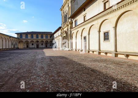 Florenz Charterhouse, Certosa di Firenze oder Certosa del Galluzzo ist eine Kartause oder Kartäuser-Kloster, befindet sich im Stadtteil Florenz Galluz Stockfoto