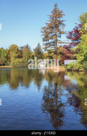 Torheit im romantischen Park Het Loo in Apeldoorn in den Niederlanden Stockfoto