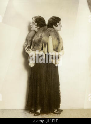 Hilton-Zwillinge, Daisy und Violet, Portrait, 1932 Stockfoto