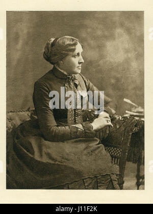 Louisa kann Alcott (1832-88), US-amerikanischer Schriftsteller, Porträt, 1880 Stockfoto