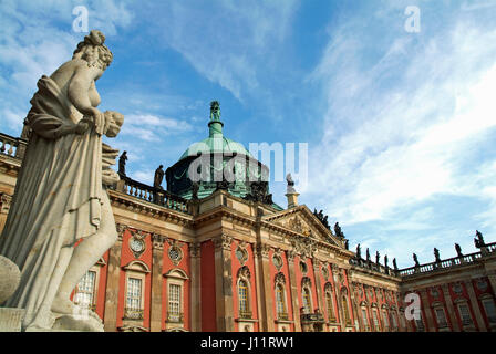 Das Neue Palais, Potsdam Stockfoto