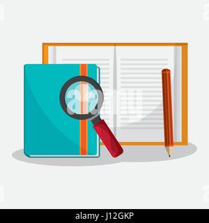 Image Datei Untersuchung Verwandte Symbole Stock Vektor