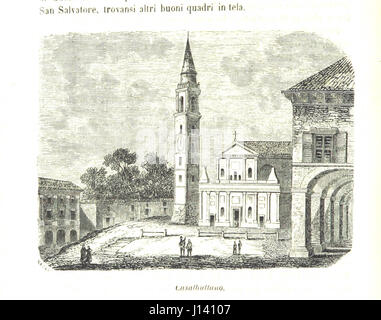 Das italienische Werk „Grande illustrazione del Lombardo-Veneto“ bietet eine umfassende Geschichte der Lombardei-venezianischen Regionen mit Schwerpunkt auf Städten, Städten, Gemeinden und Burgen bis in die Moderne, herausgegeben von C. Cantu“. Stockfoto