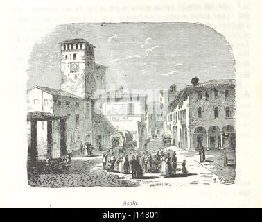 Dieses Buch „Grande illustrazione del Lombardo-Veneto“ befasst sich mit der Geschichte der Lombardei-Venetien, einschließlich Städten, Dörfern, Städten und Burgen, mit Schwerpunkt auf der Geschichte der Region bis in die Moderne, herausgegeben von C. Cantu und anderen Gelehrten. Stockfoto