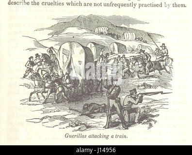 Dieses Bild von Seite 831 von „A Pictorial History of America“ bietet eine visuelle Darstellung historischer Ereignisse sowohl im Norden als auch im Süden Amerikas. Das Buch veranschaulicht bedeutende Momente und Figuren in der Neuen Welt. Stockfoto