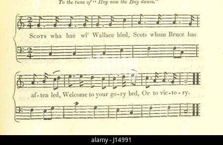 Abbildungen der Lyrik und der Musik von Schottland. Ursprünglich erstellt, um die "Schotten"musikalische Museum"[von J. Johnson] begleiten und mit Anmerkungen und Illustrationen [und einer Einführung von D. Laing] jetzt gesondert veröffentlicht Stockfoto