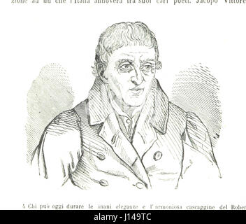 Eine detaillierte historische Illustration der Region Lombardei-Venetien, die Städte, Dörfer und Burgen von der Antike bis in die Moderne erkundet. Diese zweite Ausgabe wurde von C. Cantu' und anderen Wissenschaftlern zusammengestellt und umfasst bedeutende regionale historische Entwicklungen. Stockfoto