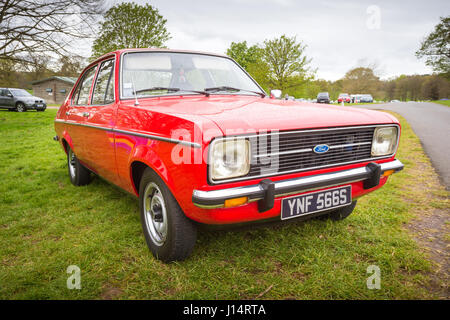 Vintage classic Ford Escort mark 11 Mkii mk2 Stockfoto