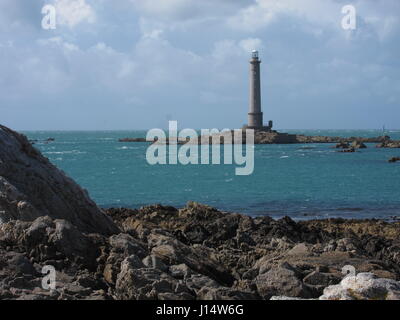 Frankreich, Normandie, Manche Abteilung (50), Region, Auderville, Goury Leuchtturm Stockfoto