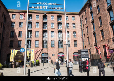 Die Beatles Story, Beatles, Albert Dock, Albert, Dock, Liverpool, Merseyside, England, UNESCO, Weltkulturerbe-Stadt, City, Nord, Nord, England, Englisch, UK. Stockfoto