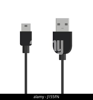 Micro USB-Kabel Stock Vektor