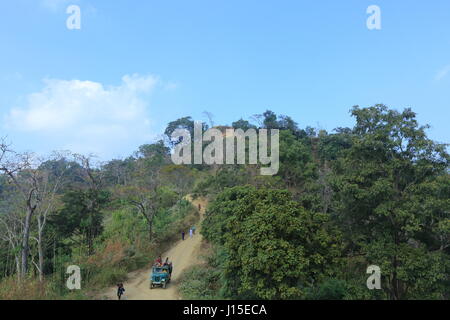 Konglak Hill in der Nähe von Sajek Tal in Rangamati Schanzenviertel; Bangladesch. Stockfoto