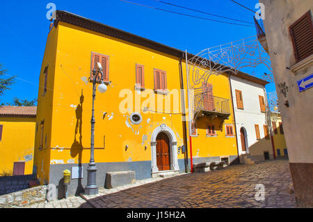 Gasse. Pietragalla. Basilikata. Italien. Stockfoto