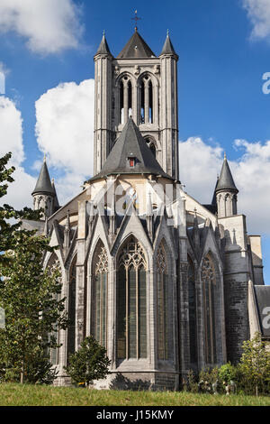 St. Nikolaus Kirche in Gent, Belgien. Stockfoto