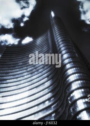 Die Unicredit Tower in Mailand, der höchste Wolkenkratzer in Italien Stockfoto