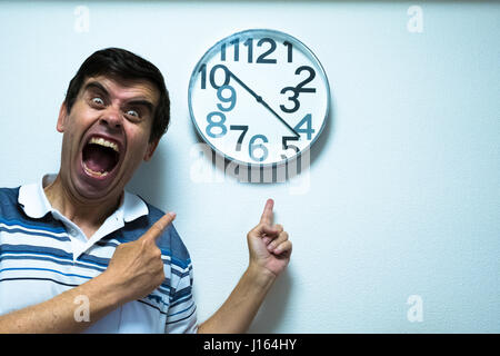 Werde ich zu spät kommen? Stockfoto