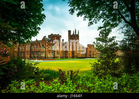 Lanyon Building, Queens University Belfast Stockfoto