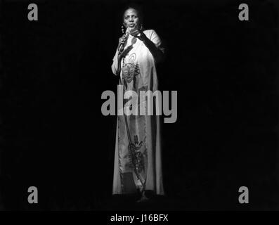 MIRIAM MAKEBA, südafrikanische Sängerin an Berns in Stockholm 1977 Stockfoto