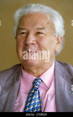 PETER-USTINOV-britischer Schauspieler 1993-UNICEF-Botschafter Stockfoto