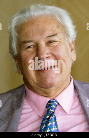 PETER-USTINOV-britischer Schauspieler 1993-UNICEF-Botschafter Stockfoto