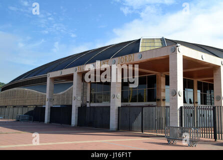 Palau Sant Jordi in Barcelona, Spanien Stockfoto