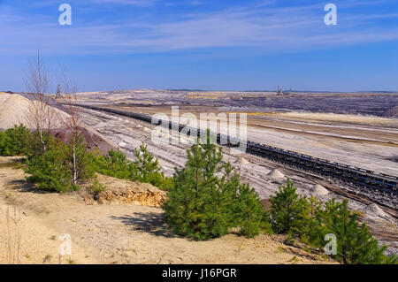 Tagebau Welzow in Deutschland Stockfoto