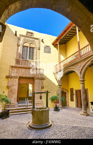 Columbus-Haus (Casa Museo de Cristobal Colon) Vegueta in Las Palmas, Gran Canaria, Spanien Stockfoto