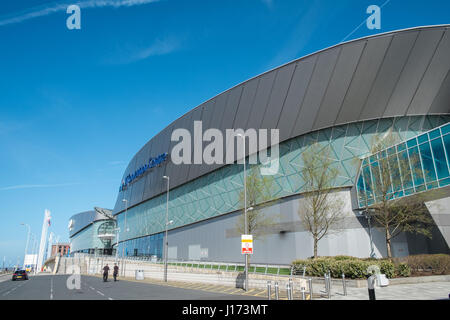 ACC, Arena and Convention Centre, hier, BT Convention Centre, Liverpool, Merseyside, England, Weltkulturerbe-Stadt, Stadt, Nord, Nord, England, Englisch, UK. Stockfoto