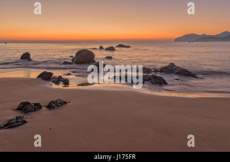 Der Strand eine in Noja, Kantabrien Stockfoto