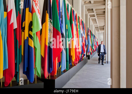 Washington, USA. 18. April 2017. Die 2017 laufen Frühjahrstagung des Internationalen Währungsfonds (IWF) in Washington, DC USA. Bildnachweis: B Christopher/Alamy Live-Nachrichten Stockfoto