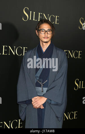 Los Angeles, CA, USA. 5. Januar 2017. LOS ANGELES - JAN 5: Yosuke Kubozuka bei der '' stille '' Premiere auf Directors Guild of America am 5. Januar 2017 in Los Angeles, CA-Credit: Kathy Hutchins / via ZUMA Draht/ZUMA Draht/Alamy Live-Nachrichten Stockfoto