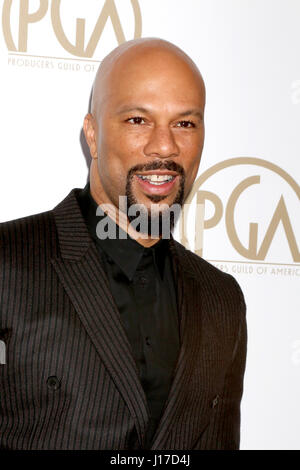 Beverly Hills, CA, USA. 28. Januar 2017. LOS ANGELES - JAN-28: Common auf die 2017 Producers Guild Awards im Beverly Hilton Hotel am 28. Januar 2017 in Beverly Hills, CA Credit: Kathy Hutchins / via ZUMA Draht/ZUMA Draht/Alamy Live-Nachrichten Stockfoto