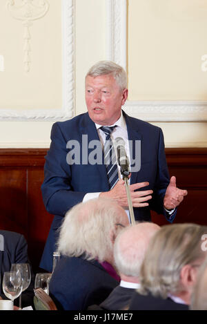 Alan Johnson, Labour MP, Hull Oldie literarische Mittagessen 11-04-17, Stockfoto