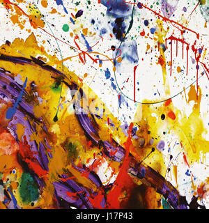 Abstrakte schöne Farbe mit lebendigen Farben Stockfoto