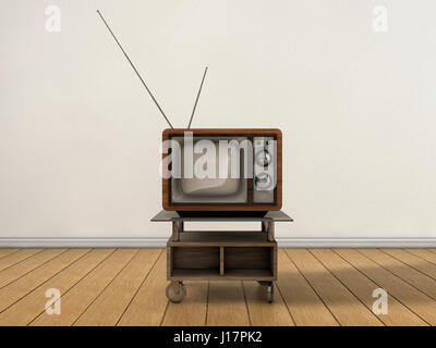 Vintage Tv Stockfoto