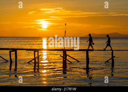 Natur-Ansicht mit Aquarellfarbe Wirkung Stockfoto