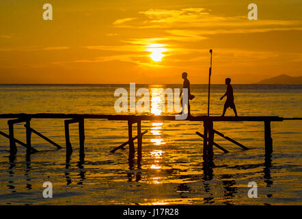 Natur-Ansicht mit Aquarellfarbe Wirkung Stockfoto