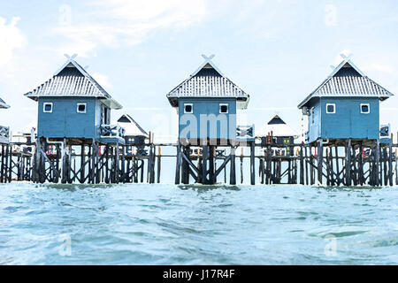 Natur-Ansicht mit Aquarellfarbe Wirkung Stockfoto