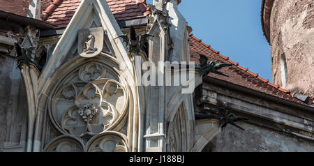 Castelul Corvinilor Din Hunedoara / Corvins Burg Hunedoara - Rumänien Stockfoto