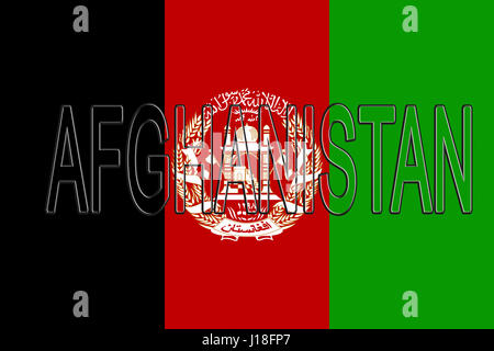 Deutschland Afghanistan Flagge 90x150cm - Freundschafts Banner Doppelseitig