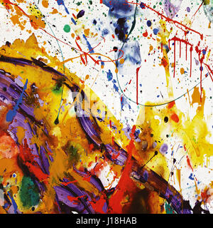 Abstrakte schöne Farbe mit lebendigen Farben Stockfoto