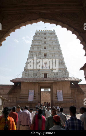 Rangnath-Ji-Tempel, Vrindavan, Mathura, Uttar Pradesh, Indien, Asien Stockfoto