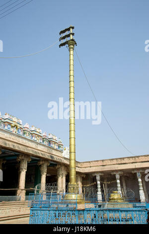 Klingelte Ji Tempel, Vrindavan, Uttar Pradesh, Indien, Asien Stockfoto