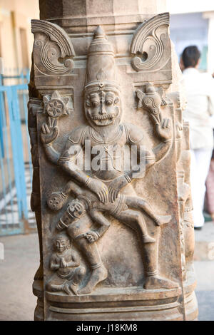 Lord Narasimha klingelte Ji Tempel, Vrindavan, Uttar Pradesh, Indien, Asien Stockfoto